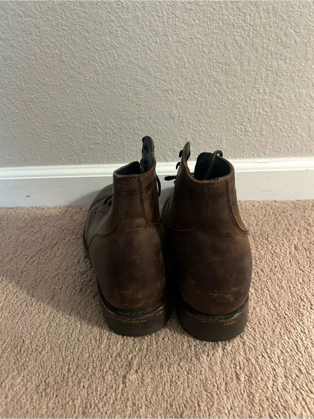 Thursday men’s brown lace up boots